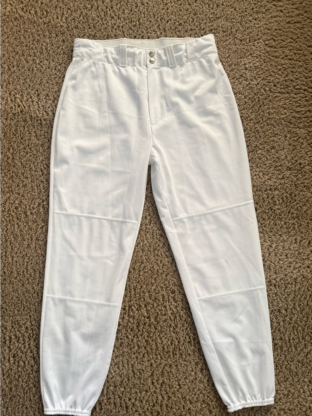 White baseball pants